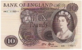 Bank Of England 10 Pound Notes 10 Pounds, from 1964